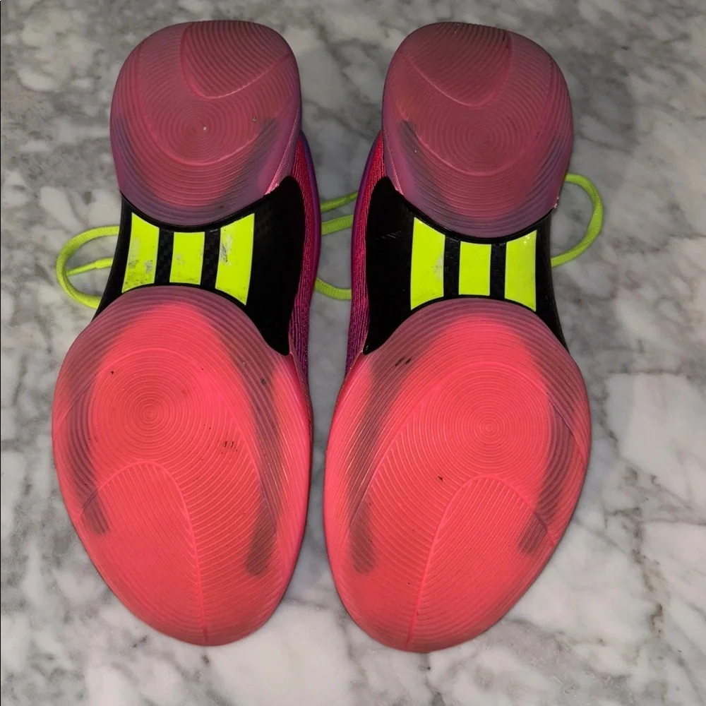 Adidas Black and Neon Don Issue 6, 9M, NO BOX